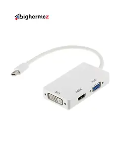 تبدیل mini display port به vga+hdmi+dvi پی نت