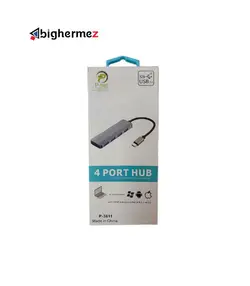 هاب 4 پورت USB3 تایپ سی پی نت مدل P-3611