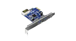 هاب USB 3.0 دو پورت PCI ترندنت مدل TU3-H2PIE