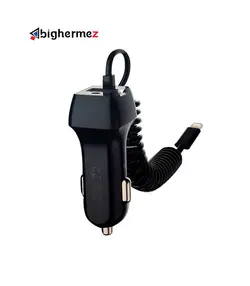 شارژر فندکی هویت مدل HV-UC2019 به همراه کابل شارژ لایتنینگ