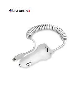 شارژر فندکی هویت مدل HV-UC2019 به همراه کابل شارژ لایتنینگ