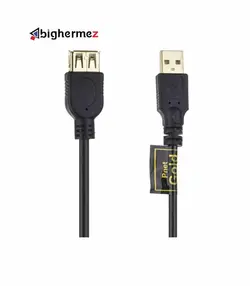 کابل افزایش USB پی نت گلد به طول 5 متر