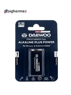 باتری کتابی دوو مدل آلکالاین 6LR6