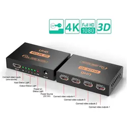 اسپلیتر 1 به 4 HDMI پی نت مدل HD-104