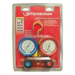 مانومتر شارژ کولرگازی (منیفولد دو راهی) روتنبرگر مدل 170501