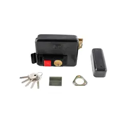 قفل درب حیاطی برقی بیرون بازشو تسا مدل 7080– کلید ساده