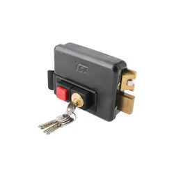 قفل درب حیاطی برقی بیرون بازشو تسا مدل 7080– کلید ساده