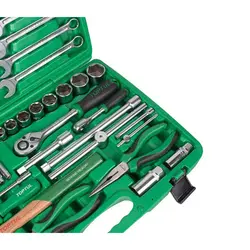 جعبه ابزار سبز 80 پارچه پلاستیکی (سبز) تاپ تول – TOPTUL مدل GCAI8002