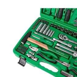 جعبه ابزار سبز 80 پارچه پلاستیکی (سبز) تاپ تول – TOPTUL مدل GCAI8002