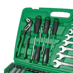 جعبه ابزار سبز 80 پارچه پلاستیکی (سبز) تاپ تول – TOPTUL مدل GCAI8002