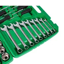 جعبه ابزار سبز 80 پارچه پلاستیکی (سبز) تاپ تول – TOPTUL مدل GCAI8002