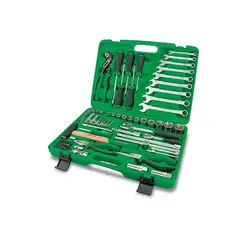 جعبه ابزار سبز 80 پارچه پلاستیکی (سبز) تاپ تول – TOPTUL مدل GCAI8002