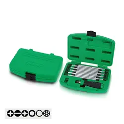 مجموعه11عددی سری پیچ گوشتی با نوک دوسره قابل تعویض تاپ تولTOPTULکدGAAI2101