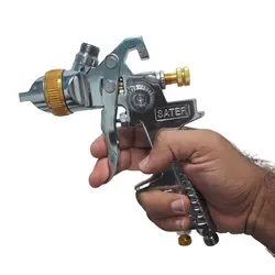 پیستوله رنگ ساتر مدل H827 سه تنظیم نازل 1/8