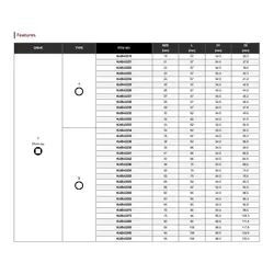 بکس 50 مشکی درایو 1 اینچ 6 پر تاپتول TOPTUL کد KABA3250