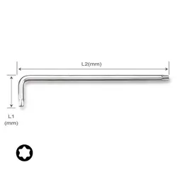 آلن ستاره ای بلند T8 تاپ تول TOPTUL کدAIAL0807