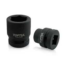 بکس 46 مشکی درایو 1 اینچ 6 پر تاپتول TOPTUL کد KABA3246