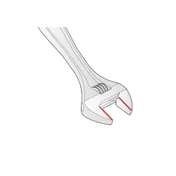 آچار فرانسه 10 اینچ یونیور UNIOR مدل 250/1 کد 601017