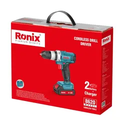 دریل شارژی چکشی لیتیوم 20 ولت رونیکس RONIX مدل 8620