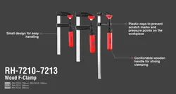 پیچ دستی فانتزی 20 سانتی متری با فک 50 میلی متری رونیکس RONIX مدل RH-7211
