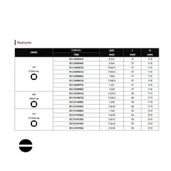 بکس 1/2 پیچ گوشتی 2سو 14*2.5 تاپ تول TOPTUL کد BCCA1614