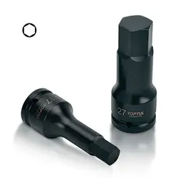 آلن بکسی 27 مشکی 3/4 اینچ تاپ تول TOPTUL کد KADH2427