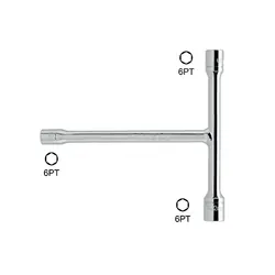 آچار 3 سره رینگی بکسی تی (موتور سازی) تاپ تول TOPTUL مدل CTMA0810