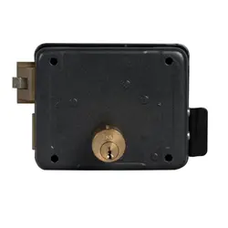 قفل درب حیاطی برقی داخل بازشو تسا مدل 7070 - کلید ساده