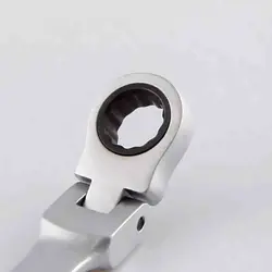 آچار یک سر تخت یک سر رینگی جغجغه ای تاشو نورس مدل N08 سایز 8 میلی متر