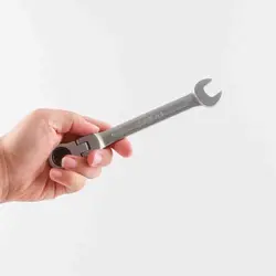 آچار یک سر تخت یک سر رینگی جغجغه ای تاشو نورس مدل N13 سایز 13 میلی متر