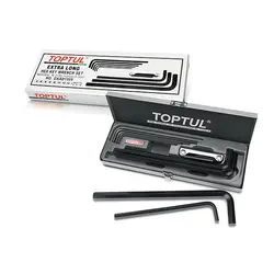 مجموعه آچار آلن جعبه فلزی 6 گوش تاپ تول GAAD1509