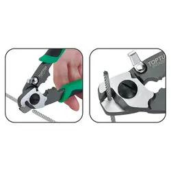 انبر سیم بر 4mm تاپ تول 7,1/2 اینچ – TOPTUL مدل DNCA227E