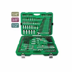 جعبه ابزار 216 پارچه 1/2 و 1/4 و 3/8 تاپ تول GCAI216T پلاستیک سب