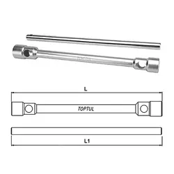 آچار چرخ کامیونی mm32-27 تاپ تول TOPTUL کد CTIA2732