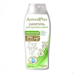 شامپو بچه گربه و توله سگ انیمال پلی AnimalPlay روسیه 250 میل