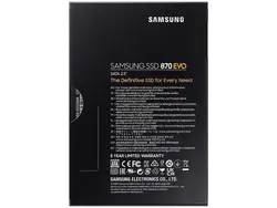 اس اس دی اینترنال 2.5 اینچ SATA سامسونگ مدل Samsung 870 EVO ظرفیت 4 ترابایت - فروشگاه اینترنتی الماس- مرجع تخصصی قطعات لپ تاپ و کامپیوتر