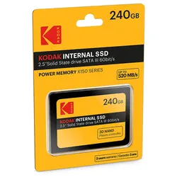 اس اس دی اینترنال 2.5 اینچ SATA کداک مدل Kodak X150 ظرفیت 240 گیگابایت - فروشگاه اینترنتی الماس- مرجع تخصصی قطعات لپ تاپ و کامپیوتر