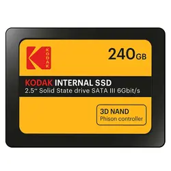 اس اس دی اینترنال 2.5 اینچ SATA کداک مدل Kodak X150 ظرفیت 240 گیگابایت - فروشگاه اینترنتی الماس- مرجع تخصصی قطعات لپ تاپ و کامپیوتر