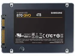 اس اس دی اینترنال 2.5 اینچ SATA سامسونگ مدل Samsung 870 QVO ظرفیت 4 ترابایت - فروشگاه اینترنتی الماس- مرجع تخصصی قطعات لپ تاپ و کامپیوتر