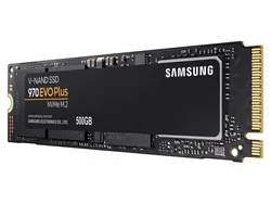 اس اس دی اینترنال M.2 NVMe سامسونگ مدل Samsung 970 EVO PLUS ظرفیت 500 گیگابایت - فروشگاه اینترنتی الماس- مرجع تخصصی قطعات لپ تاپ و کامپیوتر
