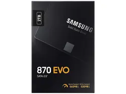 اس اس دی اینترنال 2.5 اینچ SATA سامسونگ مدل Samsung 870 EVO ظرفیت 2 ترابایت - فروشگاه اینترنتی الماس- مرجع تخصصی قطعات لپ تاپ و کامپیوتر