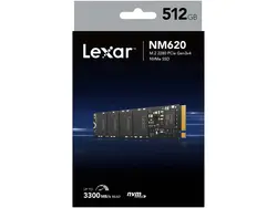 اس اس دی اینترنال M.2 NVMe لکسار مدل Lexar NM620 ظرفیت 512 گیگابایت - فروشگاه اینترنتی الماس- مرجع تخصصی قطعات لپ تاپ و کامپیوتر