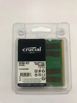 Crucial 32GB DDR4 3200MHZ 1.2V Laptop Memory - فروشگاه اینترنتی الماس- مرجع تخصصی قطعات لپ تاپ و کامپیوتر