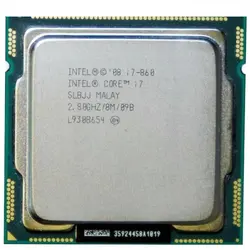 پردازنده مرکزی اینتل سری Nehalem مدل Core i7-860 - فروشگاه اینترنتی الماس- مرجع تخصصی قطعات لپ تاپ و کامپیوتر