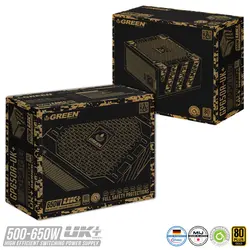 منبع تغذیه کامپیوتر گرین مدل GP650A-UK PLUS - فروشگاه اینترنتی الماس- مرجع تخصصی قطعات لپ تاپ و کامپیوتر