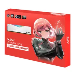 رم کامپیوتر DDR5 دو کاناله 5200 مگاهرتز CL38 ای دیتا ایکس پی جی مدل LANCER RGB WHITE DRAM MODULE ظرفیت 32 گیگابایت - فروشگاه اینترنتی الماس- مرجع تخصصی قطعات لپ تاپ و کامپیوتر