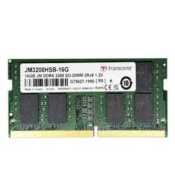 رم لپ تاپ DDR4 دو کاناله 3200 مگاهرتز CL22 ترنسند مدل SO-DIMM ظرفیت 16 گیگابایت - فروشگاه اینترنتی الماس- مرجع تخصصی قطعات لپ تاپ و کامپیوتر