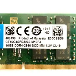 رم لپ تاپ DDR4 تک کاناله 2666 مگاهرتز CL19 کروشیال مدل SO_DIMM ظرفیت 16 گیگابایت - فروشگاه اینترنتی الماس- مرجع تخصصی قطعات لپ تاپ و کامپیوتر