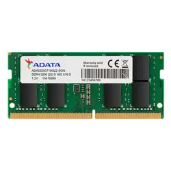 رم لپ تاپ DDR4 تک کاناله 3200مگاهرتز CL19 ای دیتا مدل AD4S ظرفیت 16 گیگابایت - فروشگاه اینترنتی الماس- مرجع تخصصی قطعات لپ تاپ و کامپیوتر