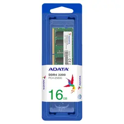 رم لپ تاپ DDR4 تک کاناله 3200مگاهرتز CL19 ای دیتا مدل AD4S ظرفیت 16 گیگابایت - فروشگاه اینترنتی الماس- مرجع تخصصی قطعات لپ تاپ و کامپیوتر